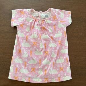 Adorable Pink Bunny and Carrot Dress